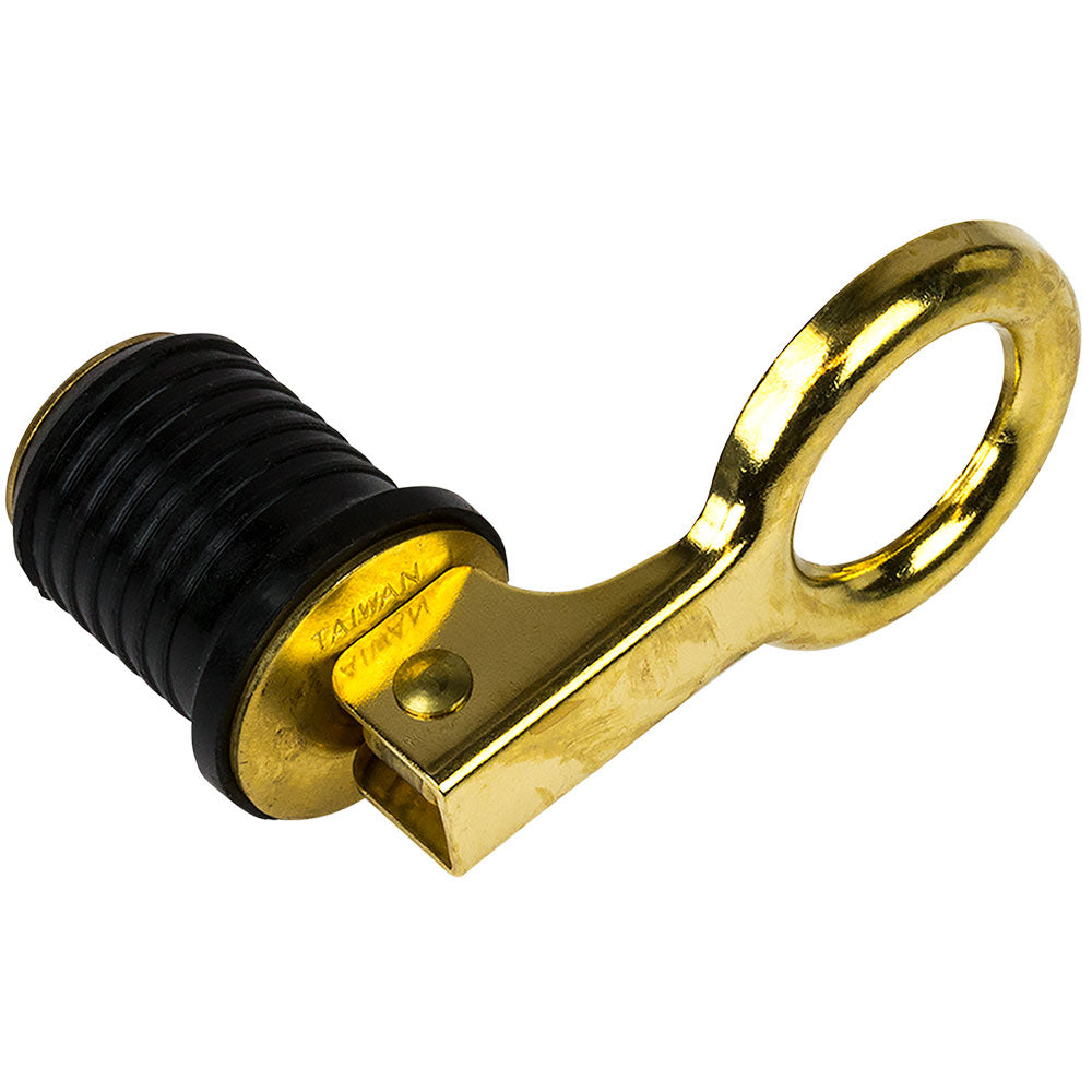 SeaDog Brass Snap Handle Drain Plug  1 5200701