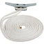 SeaDog Double Braided Nylon Dock Line  58 x 50  White 302116050WH1