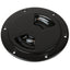 SeaDog Smooth Quarter Turn Deck Plate  Black  8 3361851