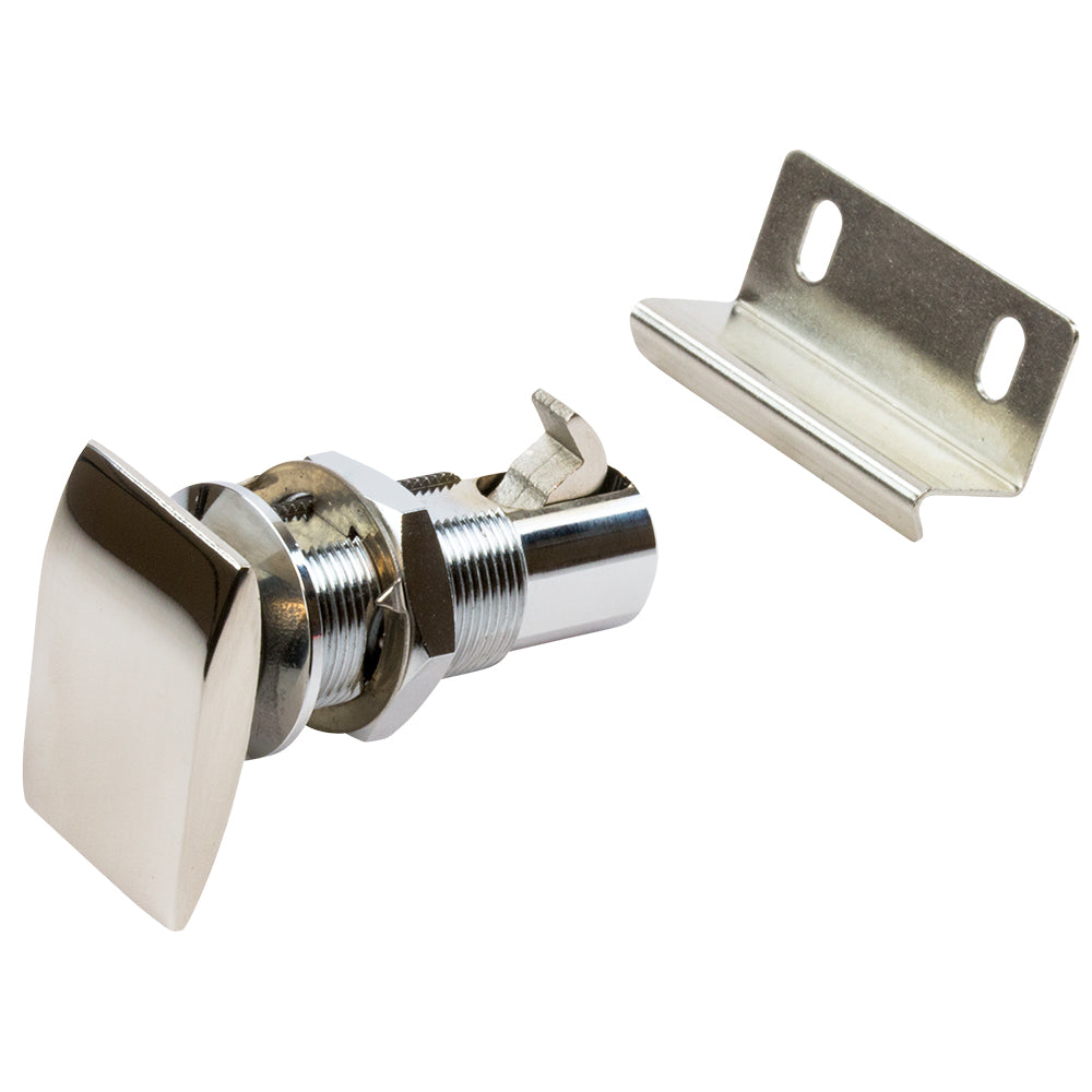 SeaDog Push Button Cabinet Latch  Rectangular 2254201 Main image