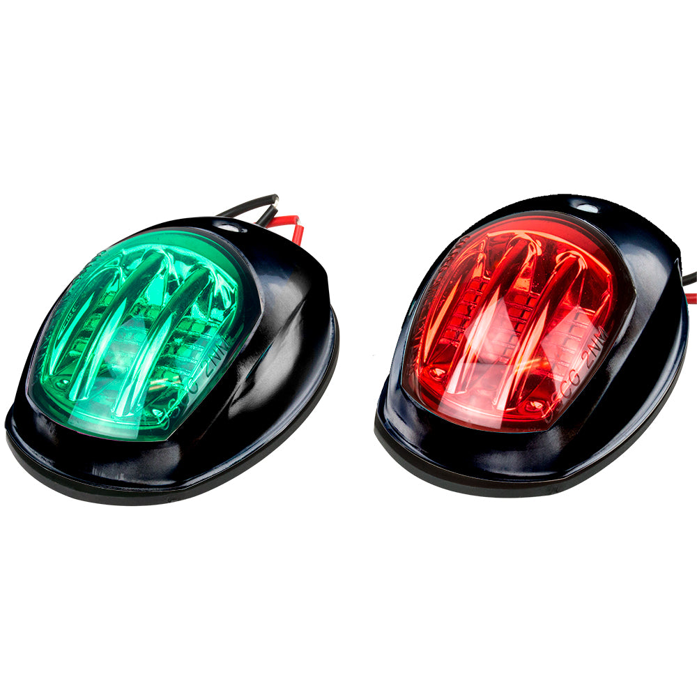 SeaDog Black LED Navigation Lights  Port  Starboard 4000731 Main image