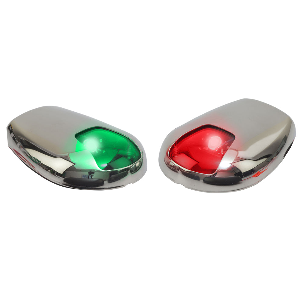 SeaDog Stainless Steel Side Mount LED Navigation Lights  2 NM  Port  Starboard 4000791 Main image
