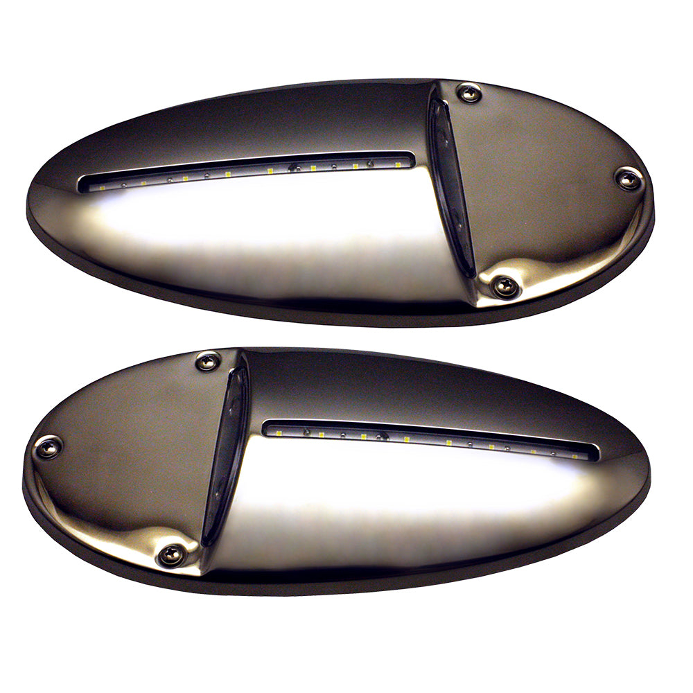 Innovative Lighting LED Docking Light Mirrored Stainless Steel  Pair 58502207 Main image