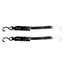 Rod Saver Stainless Steel Quick Release Transom TieDown  1 x 2  Pair SS1QRTD2