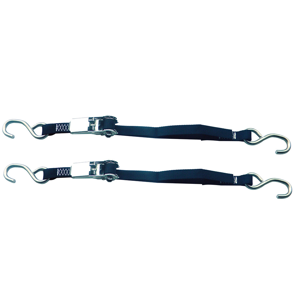 Rod Saver Stainless Steel Ratchet TieDown  1 x 6  Pair SSRTD6 Main image
