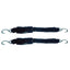 Rod Saver Stainless Steel Quick Release Transom TieDown  2 x 3  Pair SSQRTD3