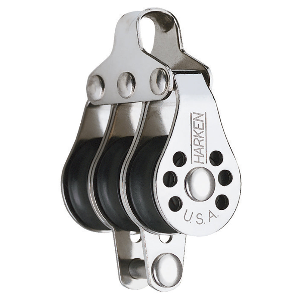 Harken 22mm Triple Micro Block wBecket Fishing 229F Main image