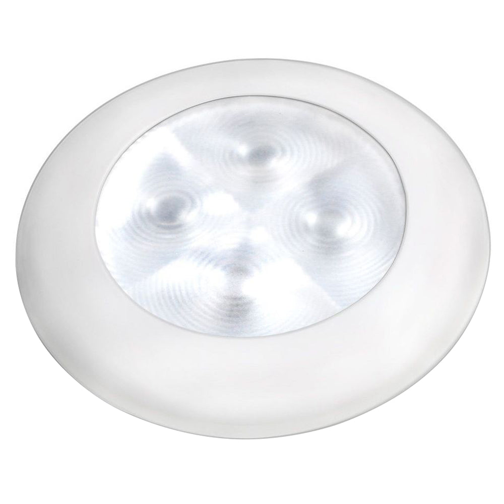 Hella Marine Courtesy Light  Warm White wWhite Rim 980500741 Main image