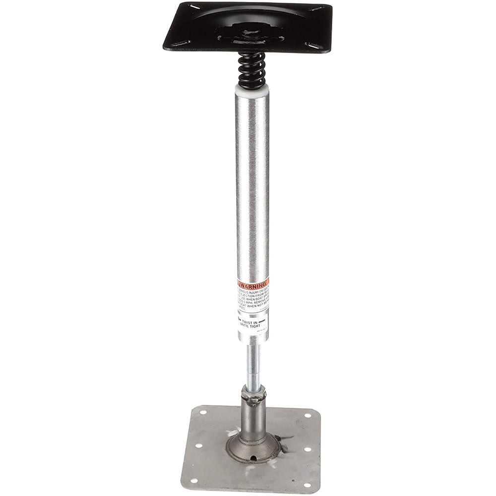 Attwood SWIVLEZE LockNPin 34 Pedestal Kit 13 Post 7 x 7 Stainless Steel Base Plate Threaded 977339T Main image