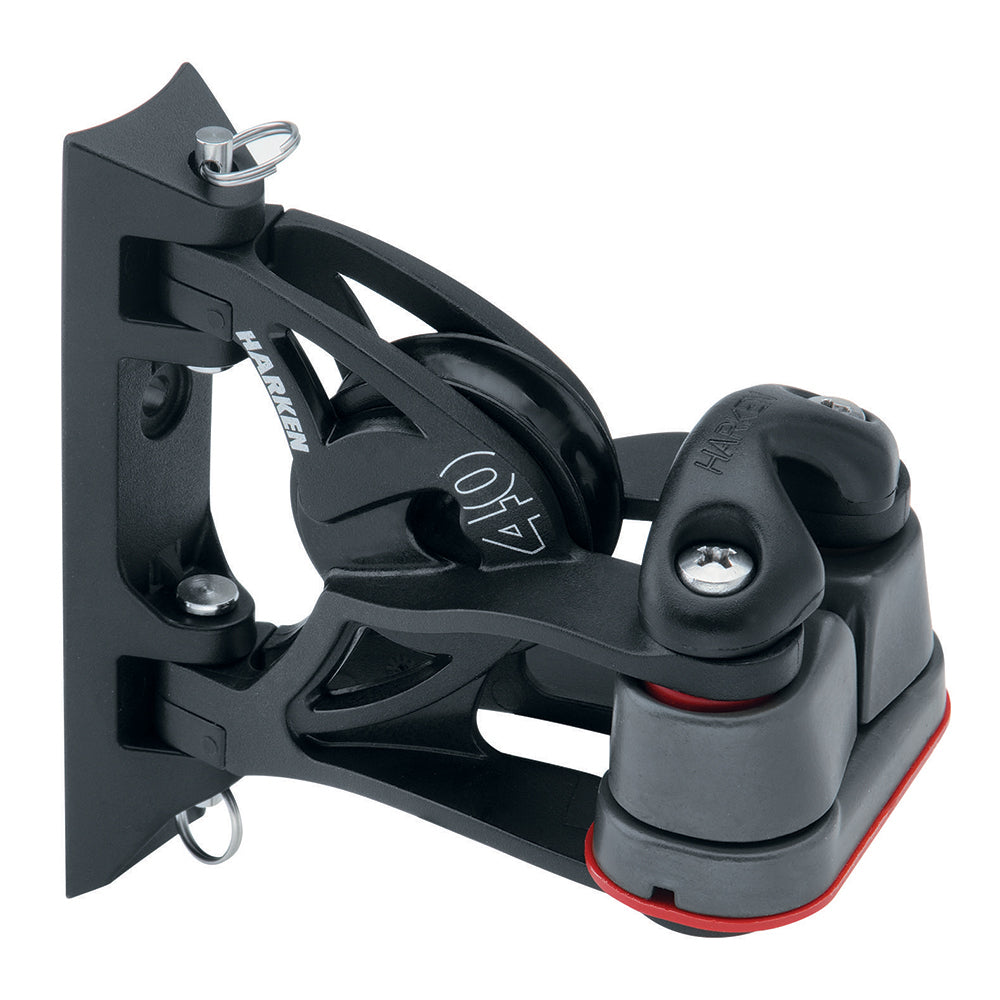 Harken 40mm Carbo Air Pivoting Lead Block wAluminum CamMatic Cleat 2156 Main image