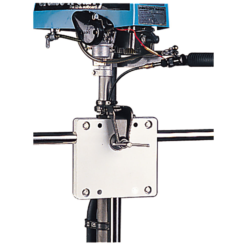 SeaDog Poly Rail Mount Motor Bracket  White 3271501 Main image
