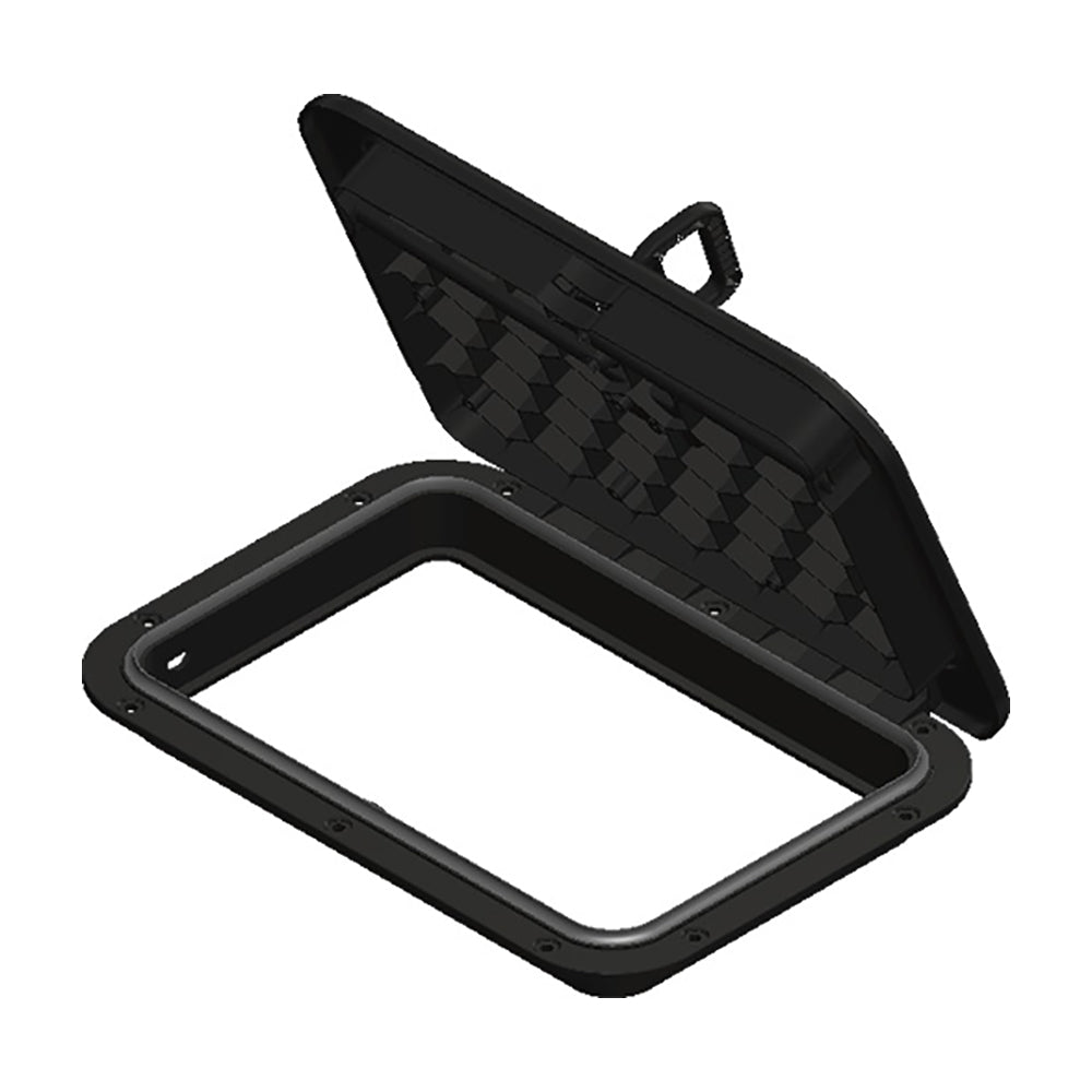 Sea-Dog Triple Lock Rectangular Marine Hatch - 10" x 14" - Black [336525-3] Secondary image