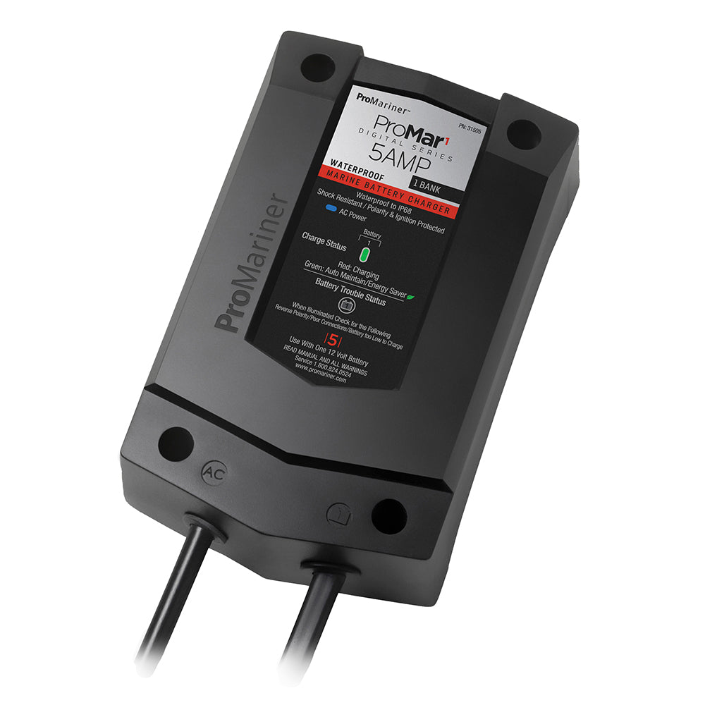ProMariner ProMar1 DS Digital  5 Amp  1 Bank Charger 31505 Main image