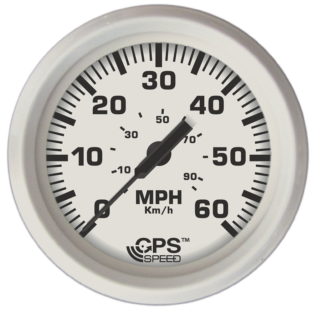 Faria Dress White 4 GPS Speedometer  60 MPH 33147 Main image