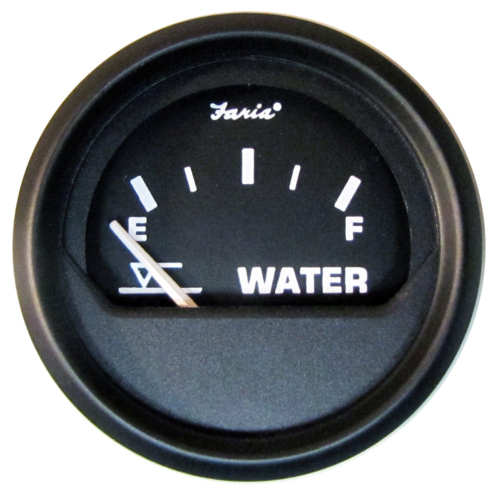 Faria Euro Black 2 Tank Level Gauge  Potable Water 12830 Main image