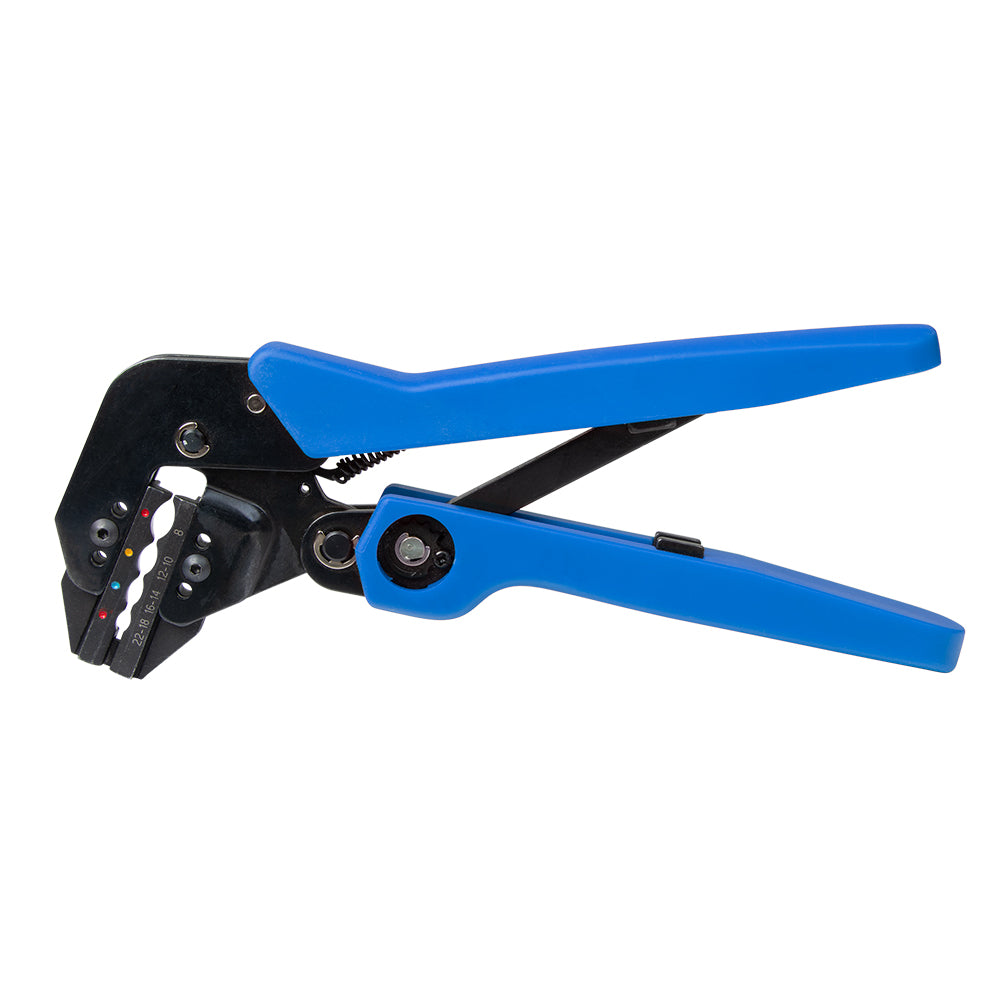 Ancor Angled 22 to 8 AWG Single Crimp Ratcheting Crimper 703015 Main image