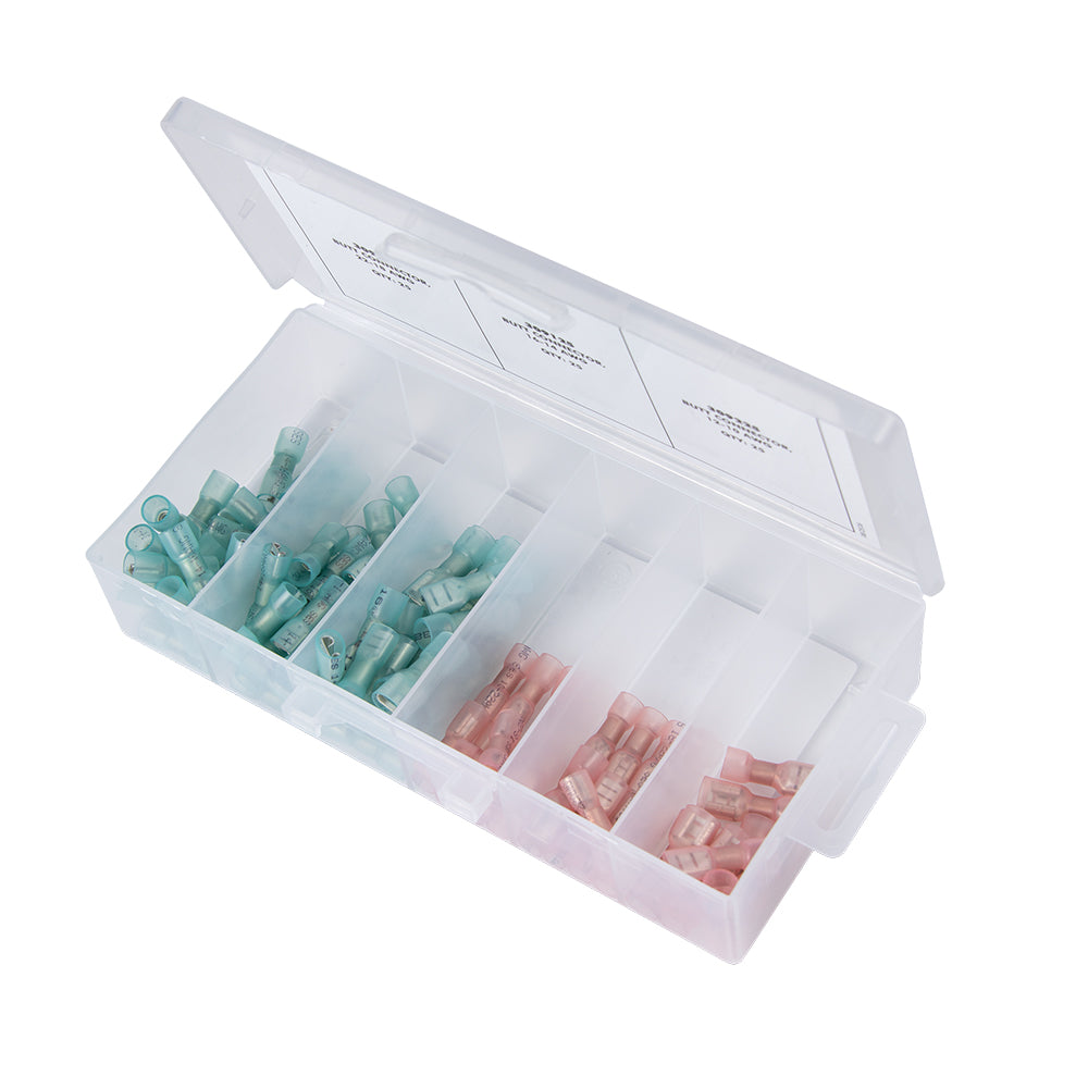 Ancor Heat Shrink Universal Speaker Connector Kit f22181614  Assorted 90 Piece SPKKIT Main image