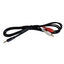 Fusion MSCBRCA35 Input Cable  1 Male 35 mm to 2 Male RCA 0101275320