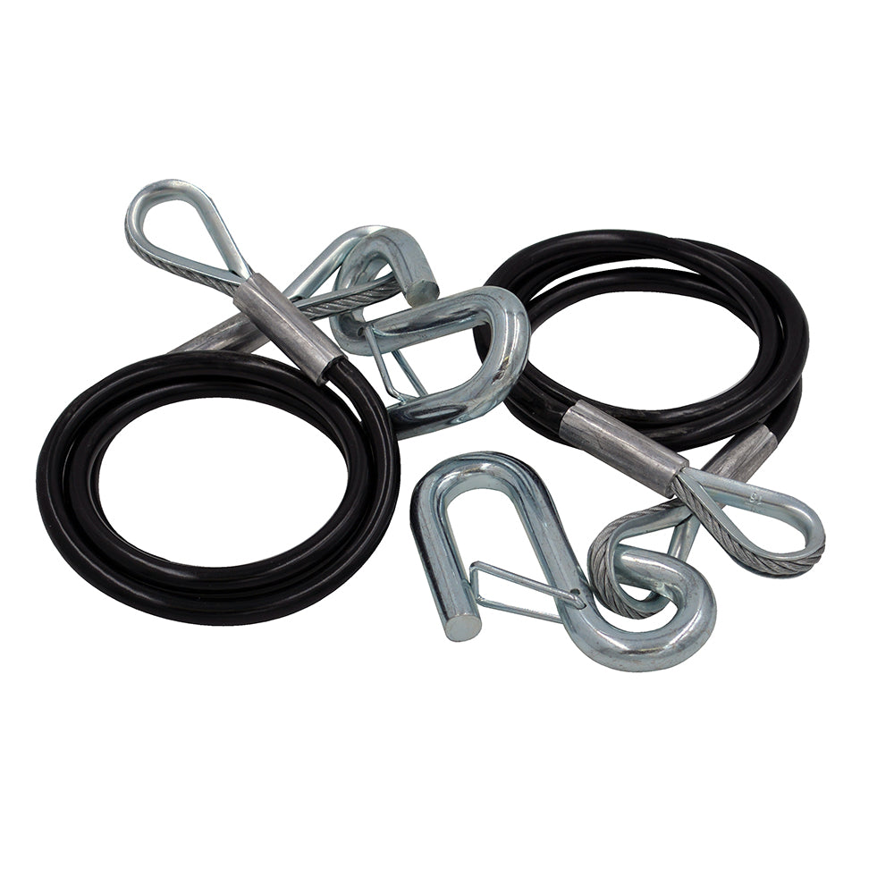 CE Smith Safety Cables  5000lb Capacity  PVC Coated  Pair 16672A Main image