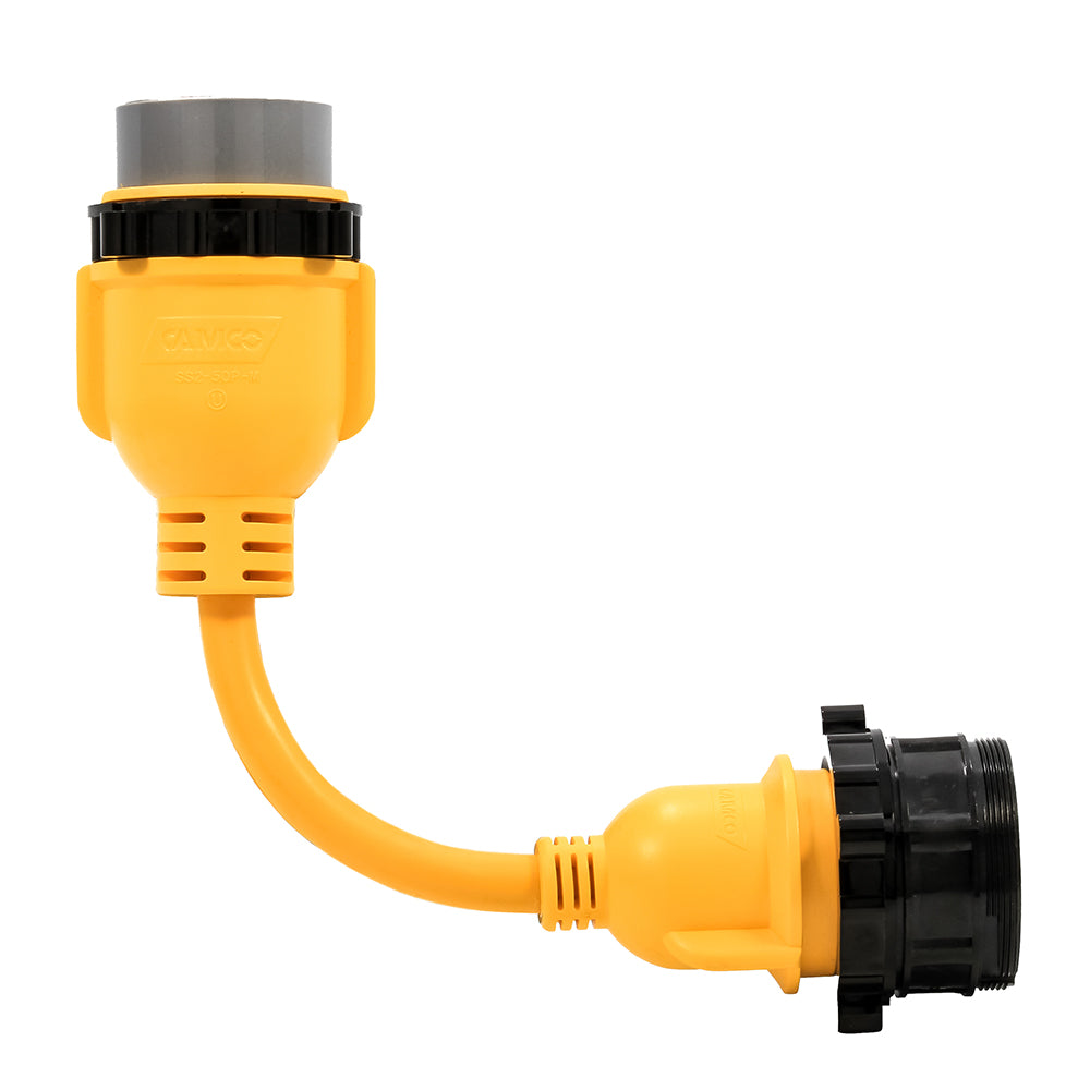 Camco 50AM/30AF Power Grip Marine 12" Locking Adapter - M-Lock/F-Locking Adapter [55625] Secondary image