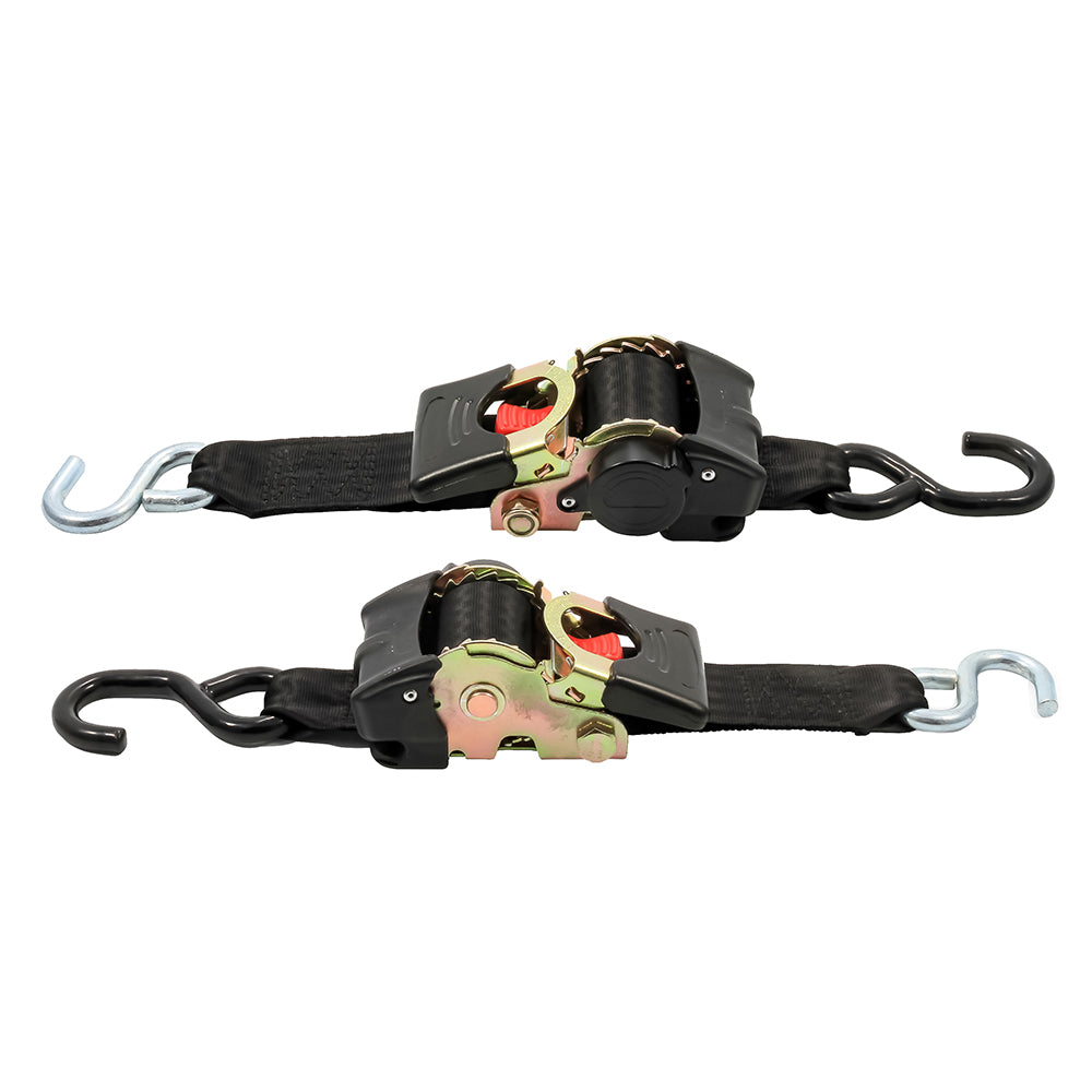 Camco Retractable Tie Down Straps - 2" Width 6 Dual Hooks [50031] Secondary image