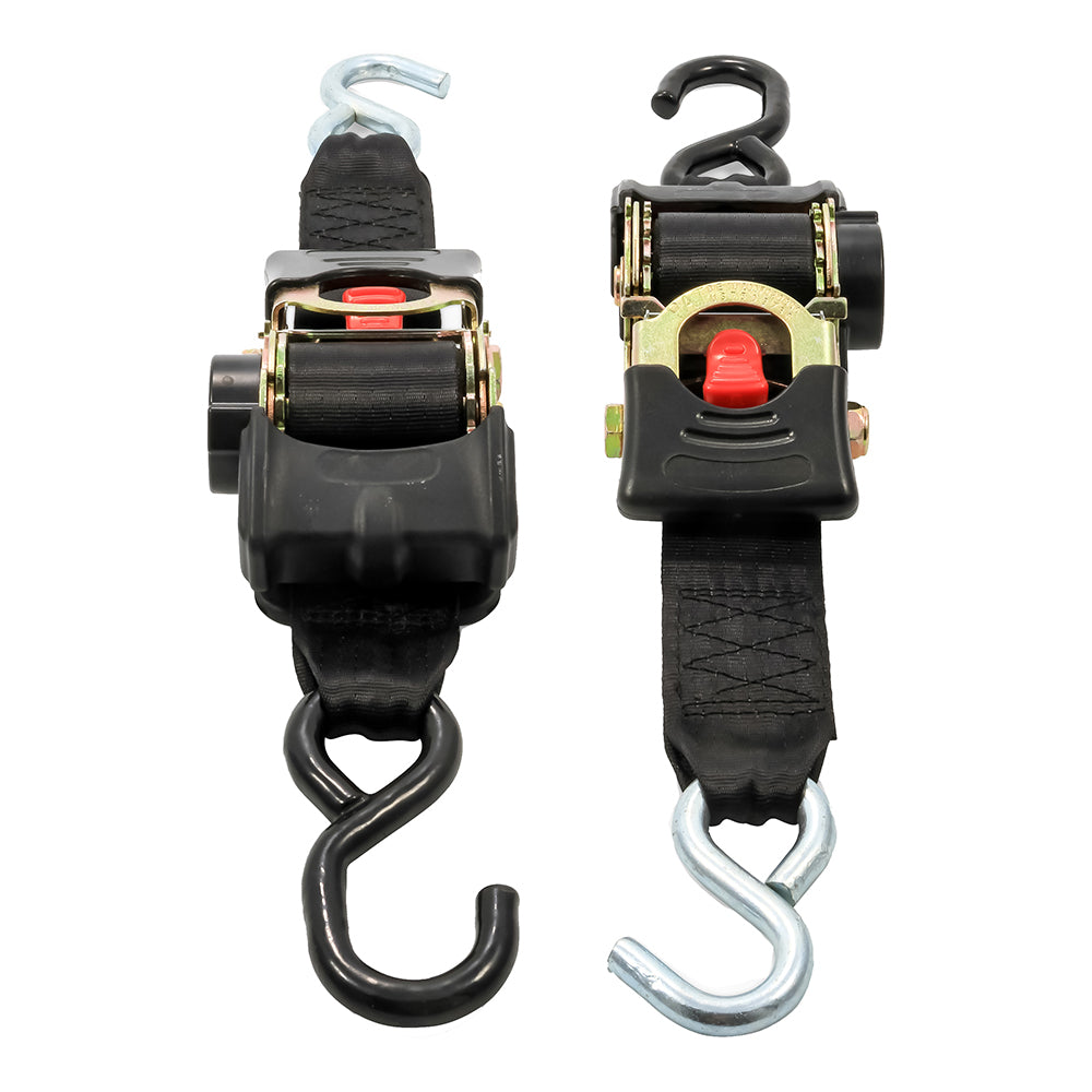 Camco Retractable Tie Down Straps  2 Width 6 Dual Hooks 50031 Main image