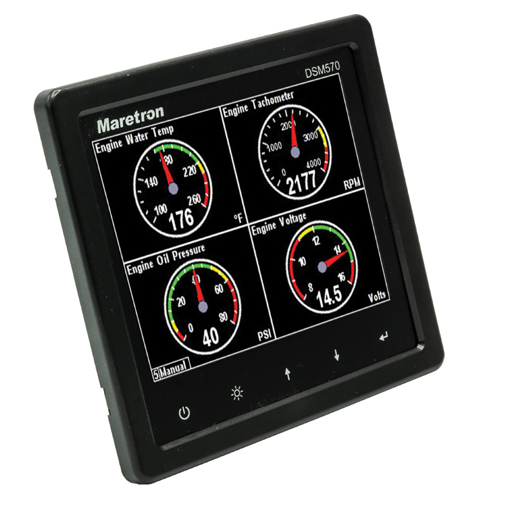 Maretron DSM570 57 High Resolution Color Display wBlack Enclosure DSM57001 Main image