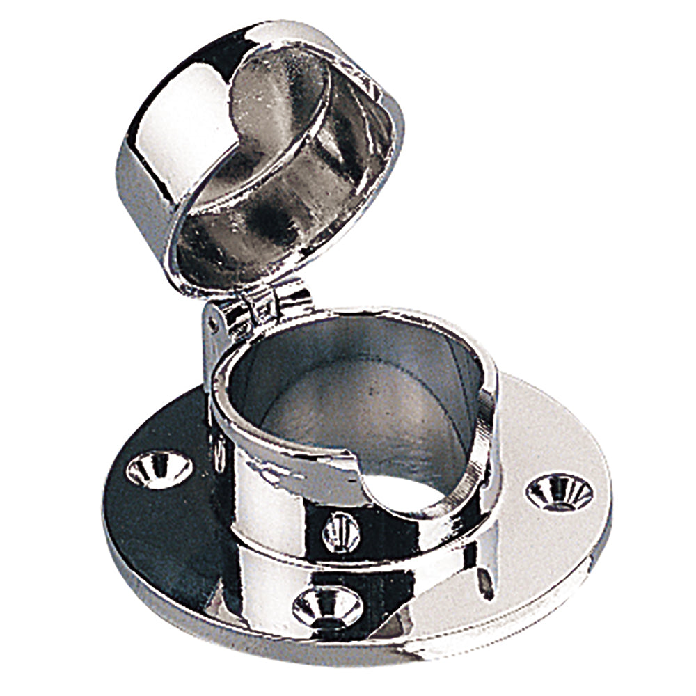 SeaDog Chrome Brass Hinged Chain Deck Pipe 3220801 Main image