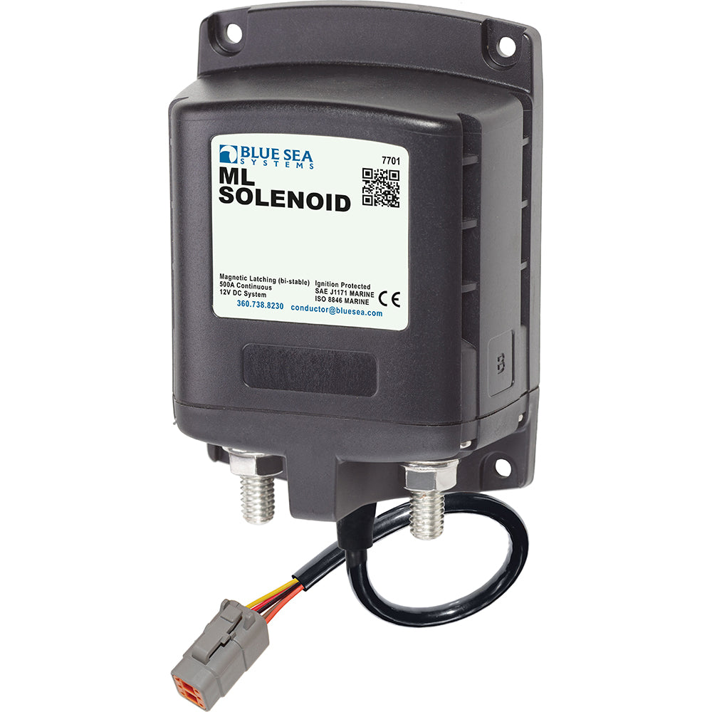 Blue Sea 7701100 ML Solenoid 12V 500A wDeutsch Connector 7701100 Main image