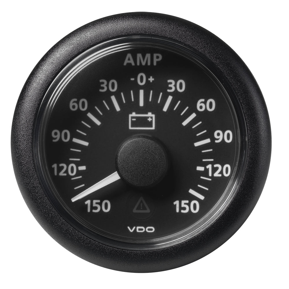 Veratron 52MM 2116 ViewLine Battery Status Gauge 150150AMP  Black Dial  Bezel A2C59512329 Main image