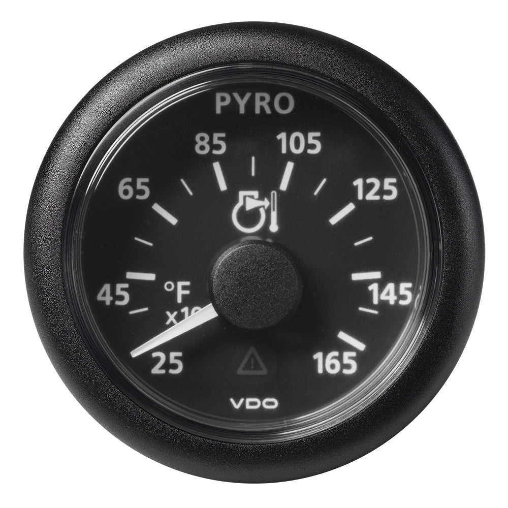 Veratron 52 MM 2116 ViewLine Pyrometer  250 to 1650F  Black Dial  Bezel A2C59512334 Main image