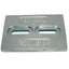 Tecnoseal Mini Aluminum Plate Anode 6 x 4 x 12 TECDIVERSSAL