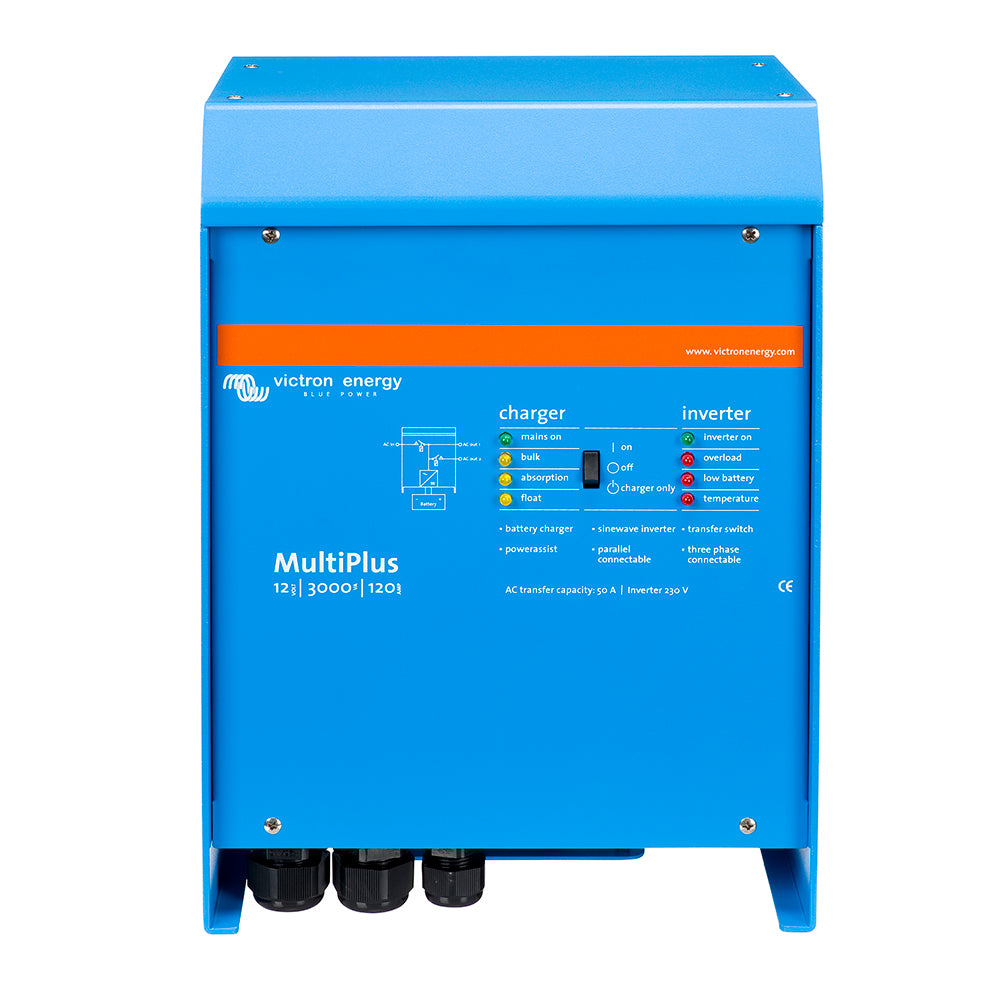 Victron MultiPlus InverterCharger 12VDC  3000VA  120VAC w 120AMP Battery Charger  50AMP Transfer Switch UL LISTED Main image