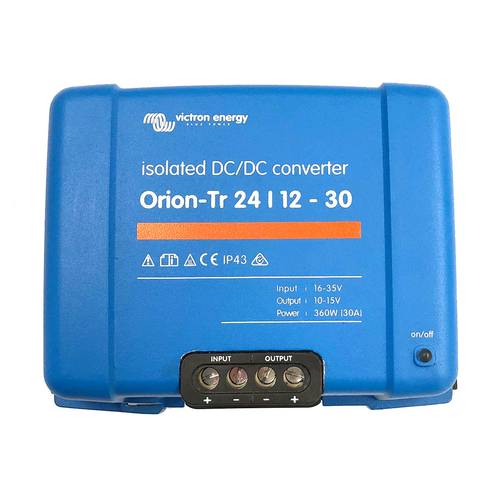 Victron OrionTR DCDC Converter  24 VDC to 12 VDC  30AMP Isolated ORI241240110 Main image