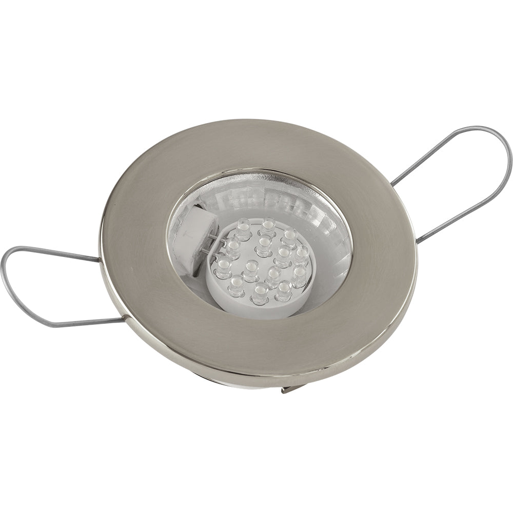 SeaDog LED Overhead Light  Brushed Finish  60 Lumens  Clear Lens  Stamped 304 Stainless Steel 4042303 Main image