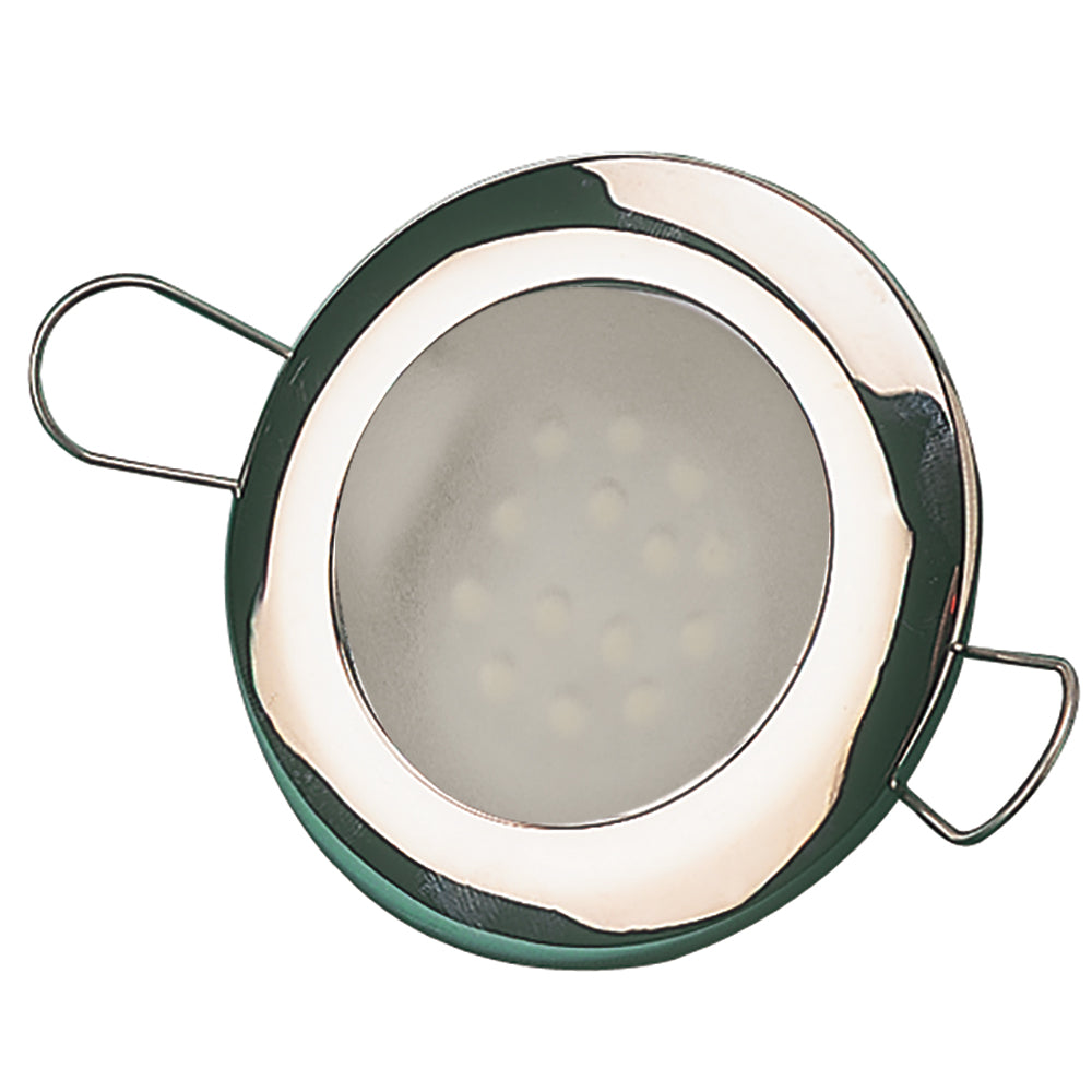 SeaDog LED Overhead Light 2716  Brushed Finish  60 Lumens  Frosted Lens  Stamped 304 Stainless Steel 4043323 Main image