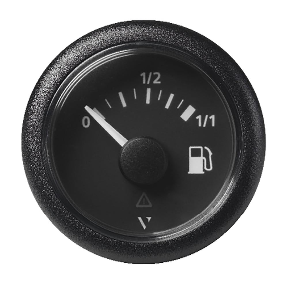 Veratron 52mm 2116 ViewLine Fuel Tank Level Gauge  0 to 11  Black Dial  Round Bezel A2C59514079 Main image