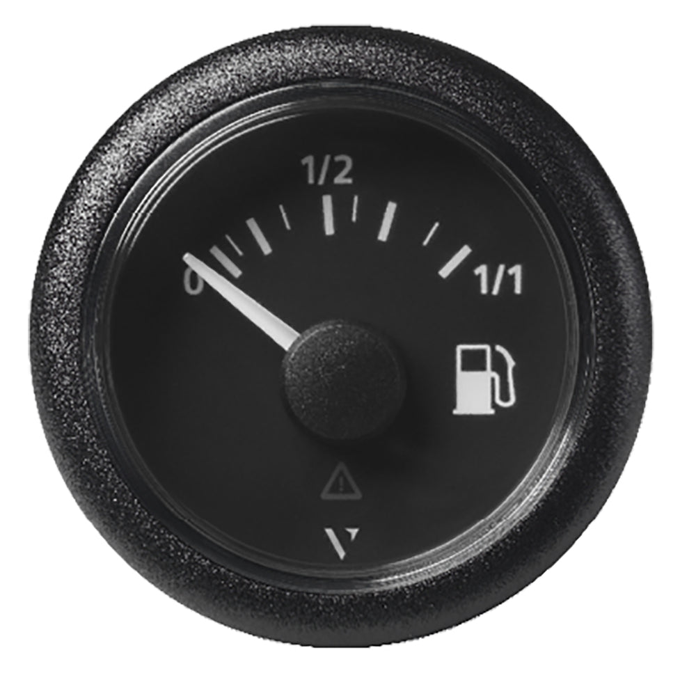 Veratron 52MM 2116 ViewLine Fuel Level Gauge 011  3 to 180 OHM  Black Dial  Round Bezel A2C59514082 Main image