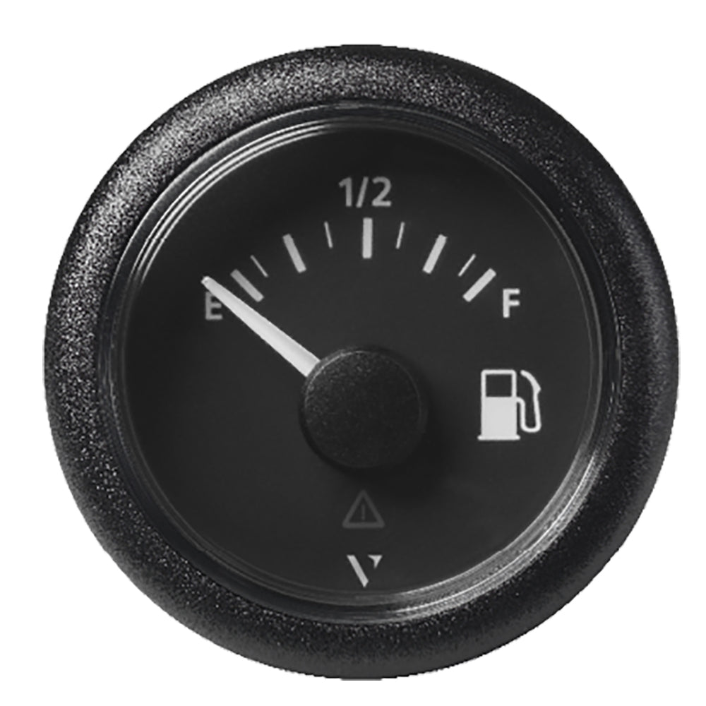 Veratron 52MM 2116 ViewLine Fuel Level Gauge EmptyFull  240335 OHM  Black Dial  Round Bezel A2C59514094 Main image