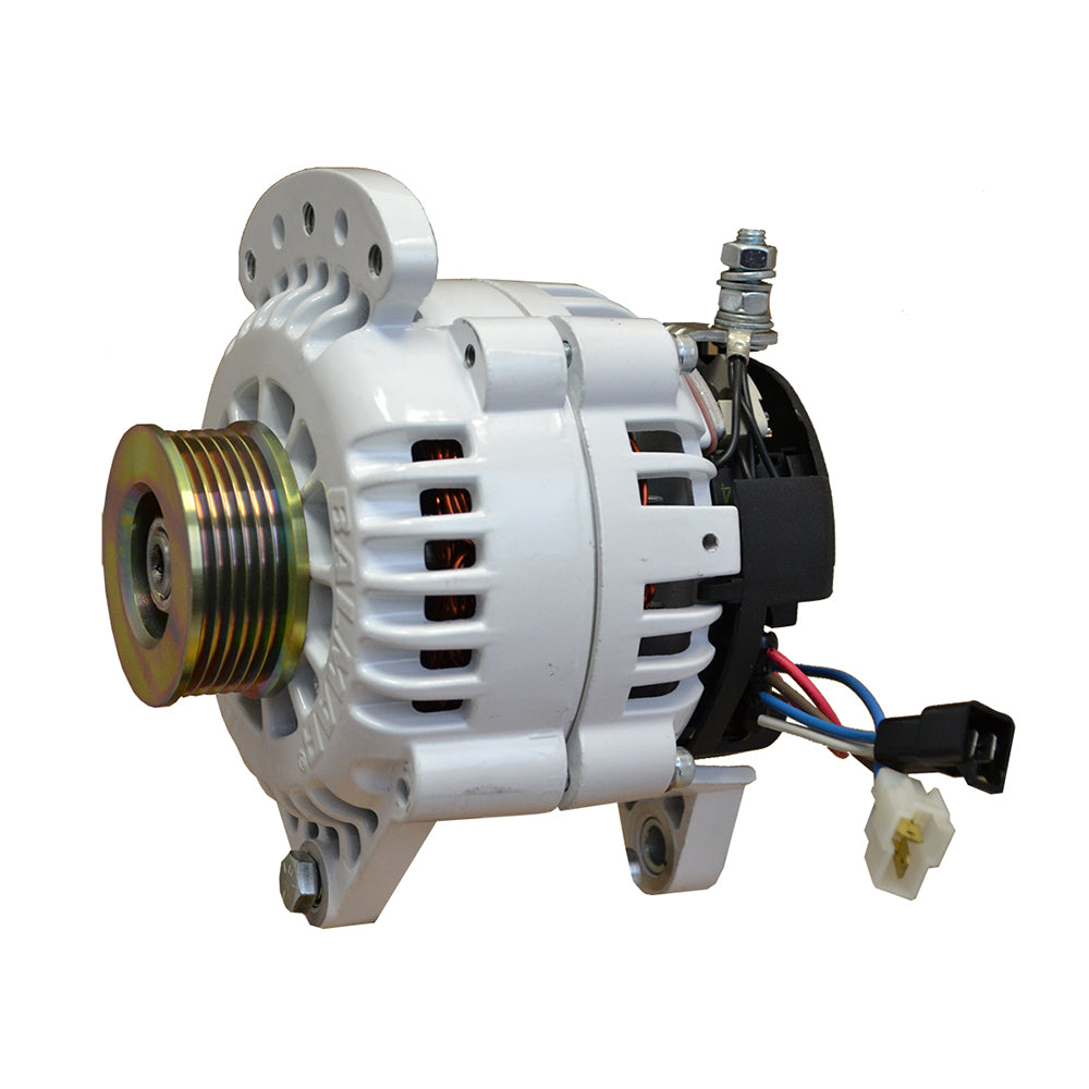 Balmar Alternator 120 Amp 12V 315 Dual foot Saddle Single K6 Pulley wIsolated Grounding 60120K6 Main image