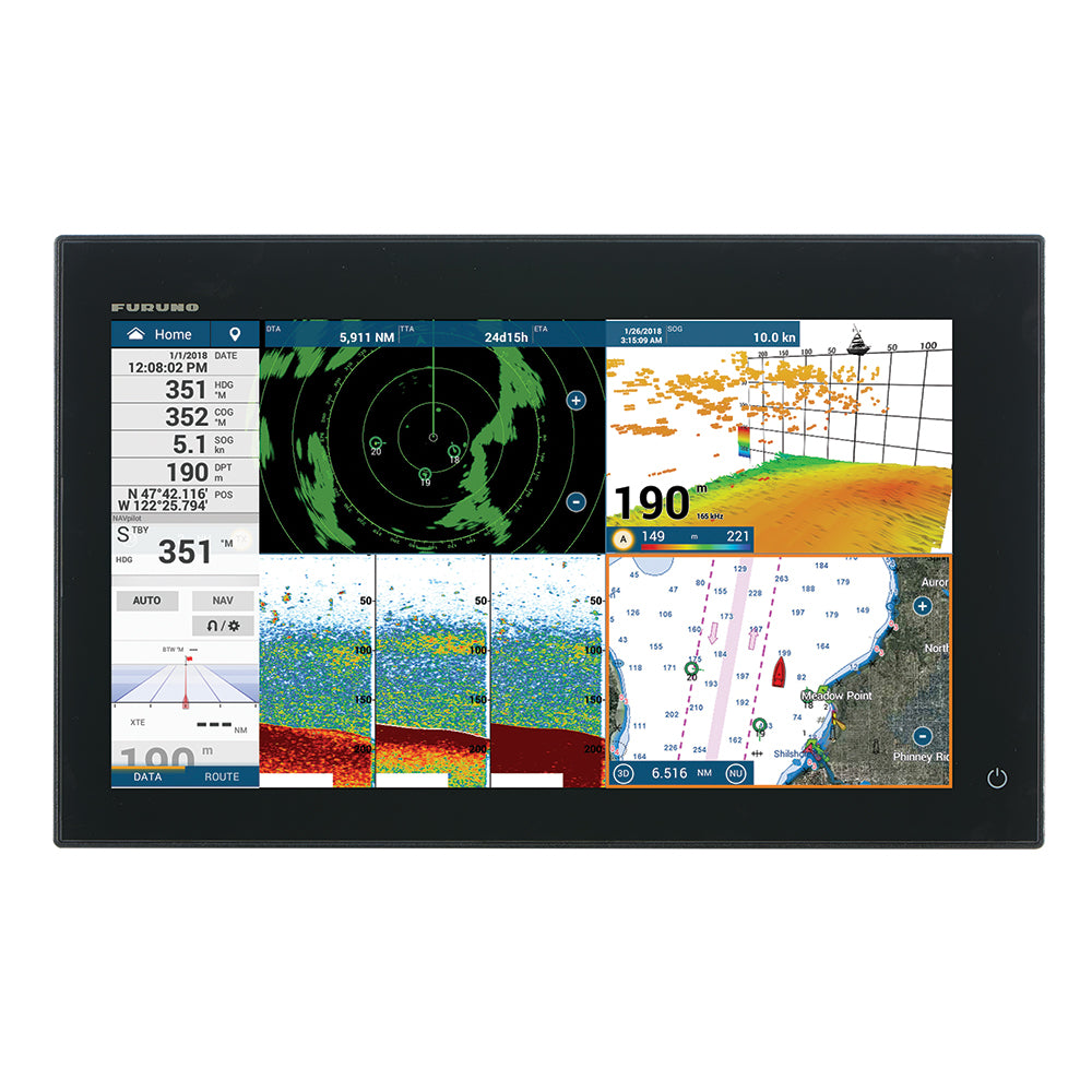 Furuno NavNet TZtouch3 16 MFD w1kW Dual Channel CHIRP Sounder  Internal GPS TZT16F Main image