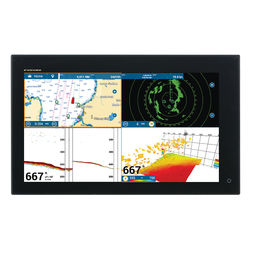 Furuno NavNet TZtouch3 19 MFD w1kW Dual Channel CHIRP Sounder TZT19F Main image