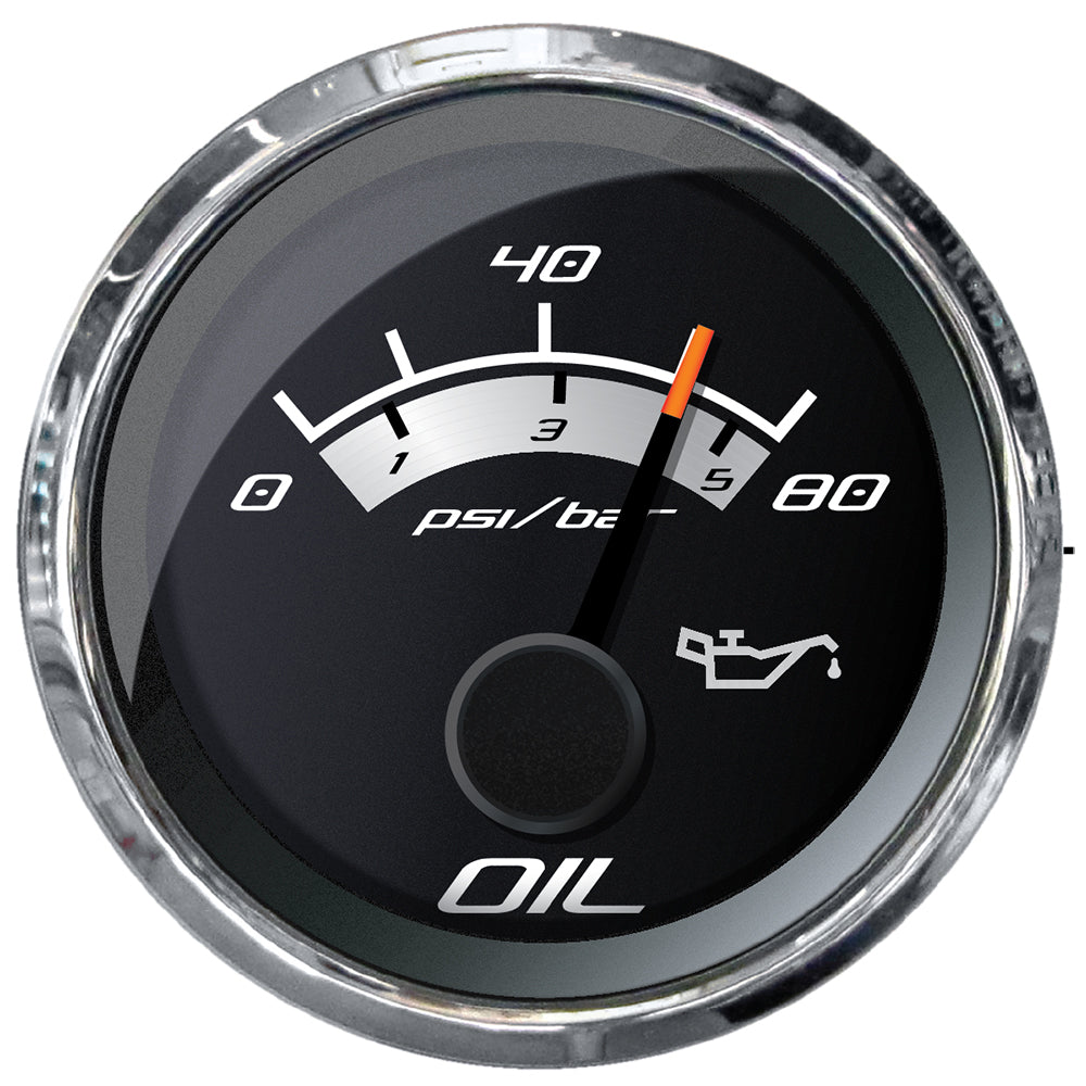 Faria Platinum 2 Oil Pressure Gauge  80 PSI 22024 Main image
