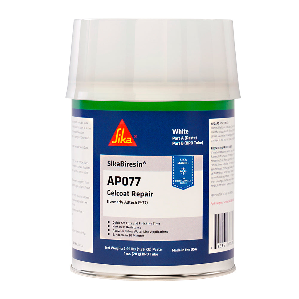 Sika SikaBiresin AP077  BPO Cream Hardener  White  Quart 611547 Main image
