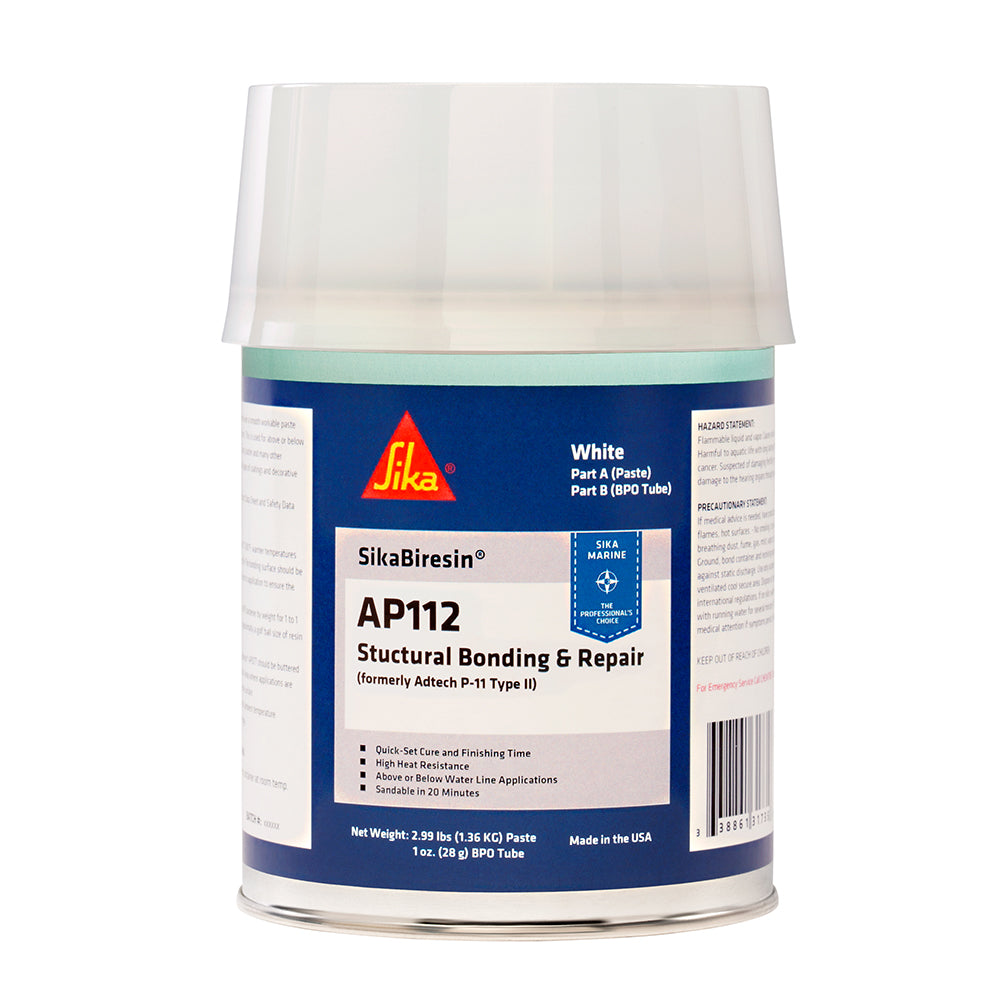 Sika SikaBiresin AP112  BPO Cream Hardener  White  Quart 611395 Main image