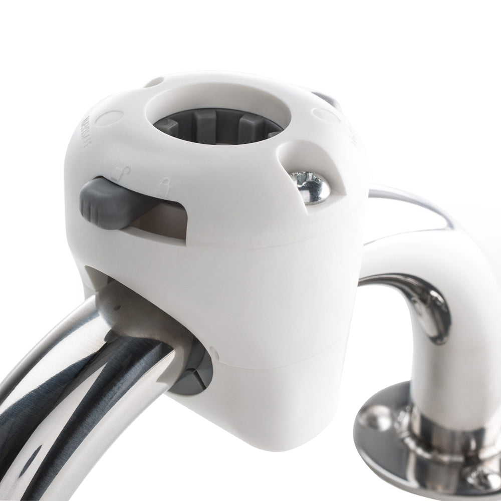 Navisafe Navimount Rail Mount White wScrews 9561 Main image