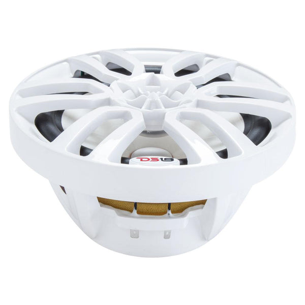 DS18 HYDRO 65 2Way Marine Speakers wRGB LED Lights 300W  White NXL6