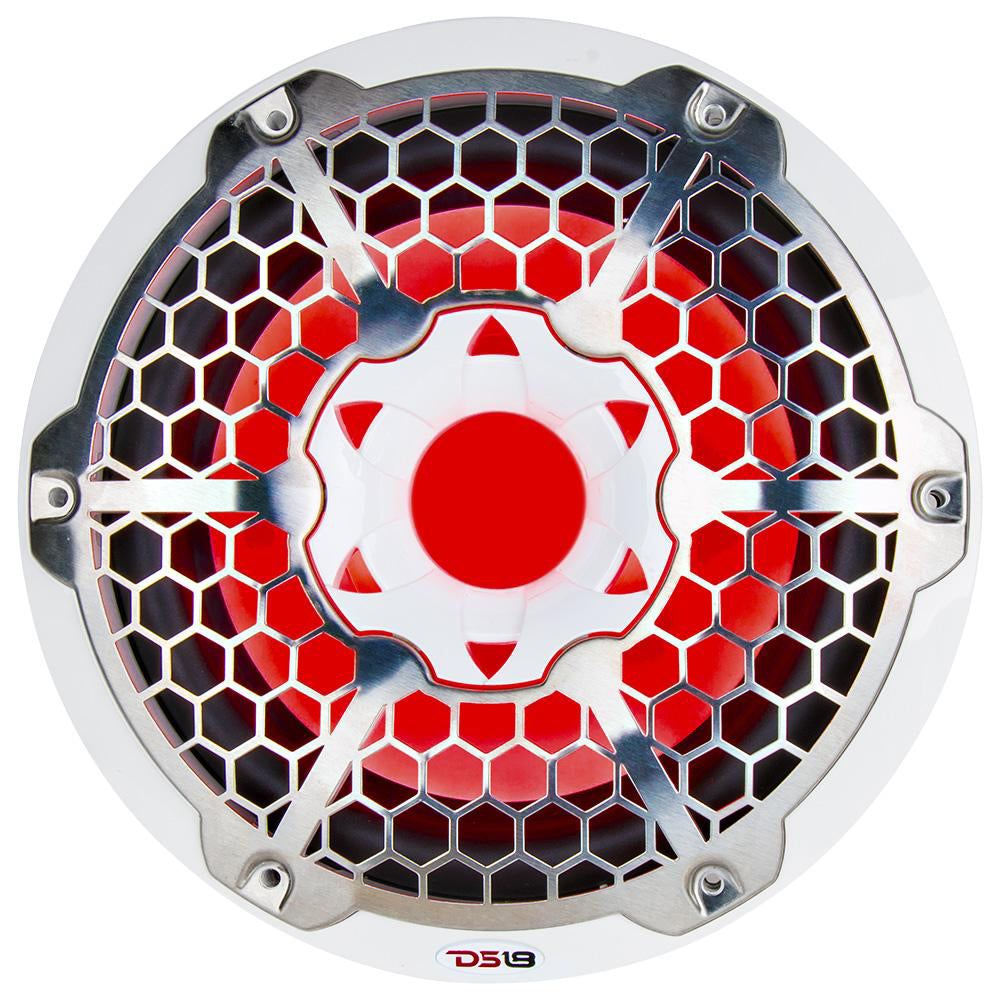 DS18 HYDRO 10 Subwoofer wRGB Lights  600W  White NXL10SUB Main image