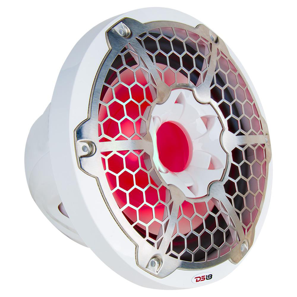 DS18 HYDRO 12 Subwoofer wRGB Lights  700W  White NXL12SUBWH Main image