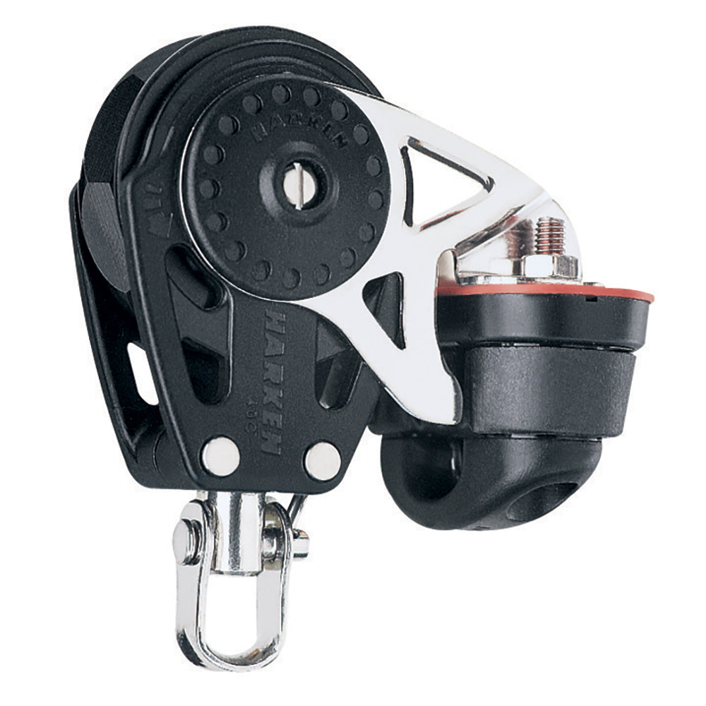 Harken 40mm Carbo Single Ratchet Block wSwivel Becket  Cam Cleat 2610 Main image